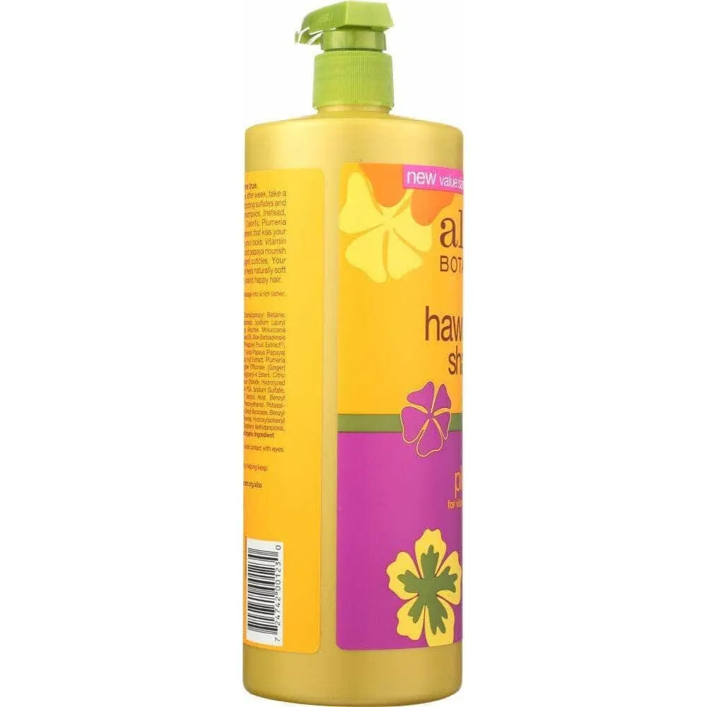 Alba Botanica Shampoo Colorific Plumeria, 32 oz