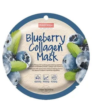 Amirose Purederm Blueberry Collagen Mask