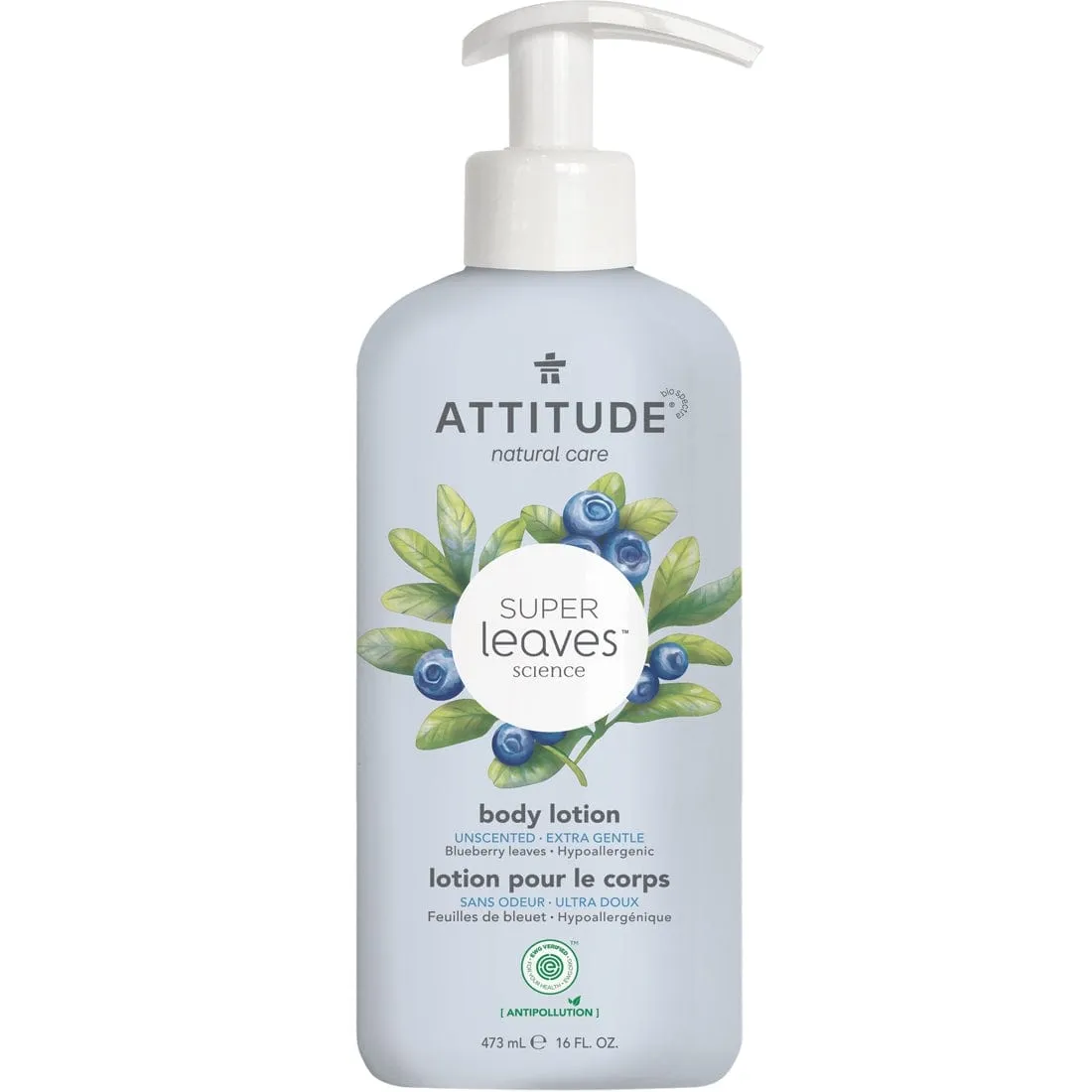 Attitude Body Lotion Unscented, 473ml