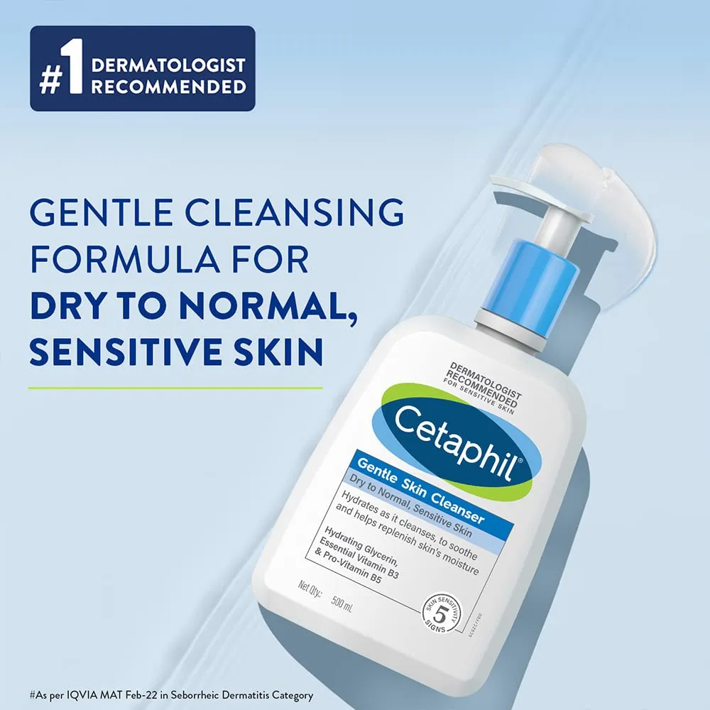 Cetaphil Gentle Skin Cleanser for Dry to Normal Sensitive Skin