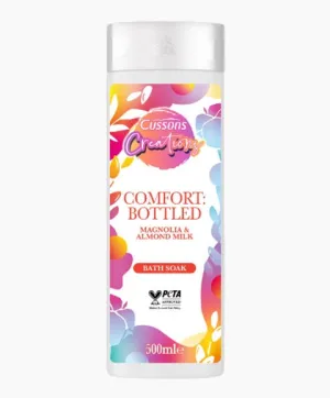 Cussons Creations Comfort Bottled Magnolia And Almond Milk Bath Soak