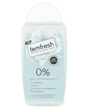 Fem Fresh Zero Percent Sensitive Intimate Wash