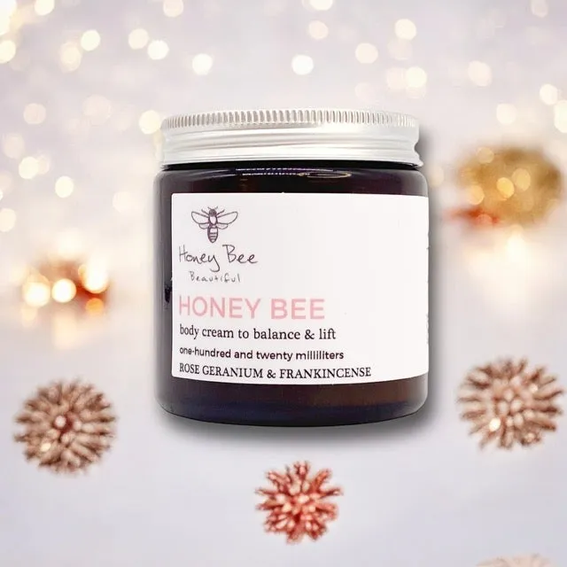 Honey Bee Body Cream for Dry Skin