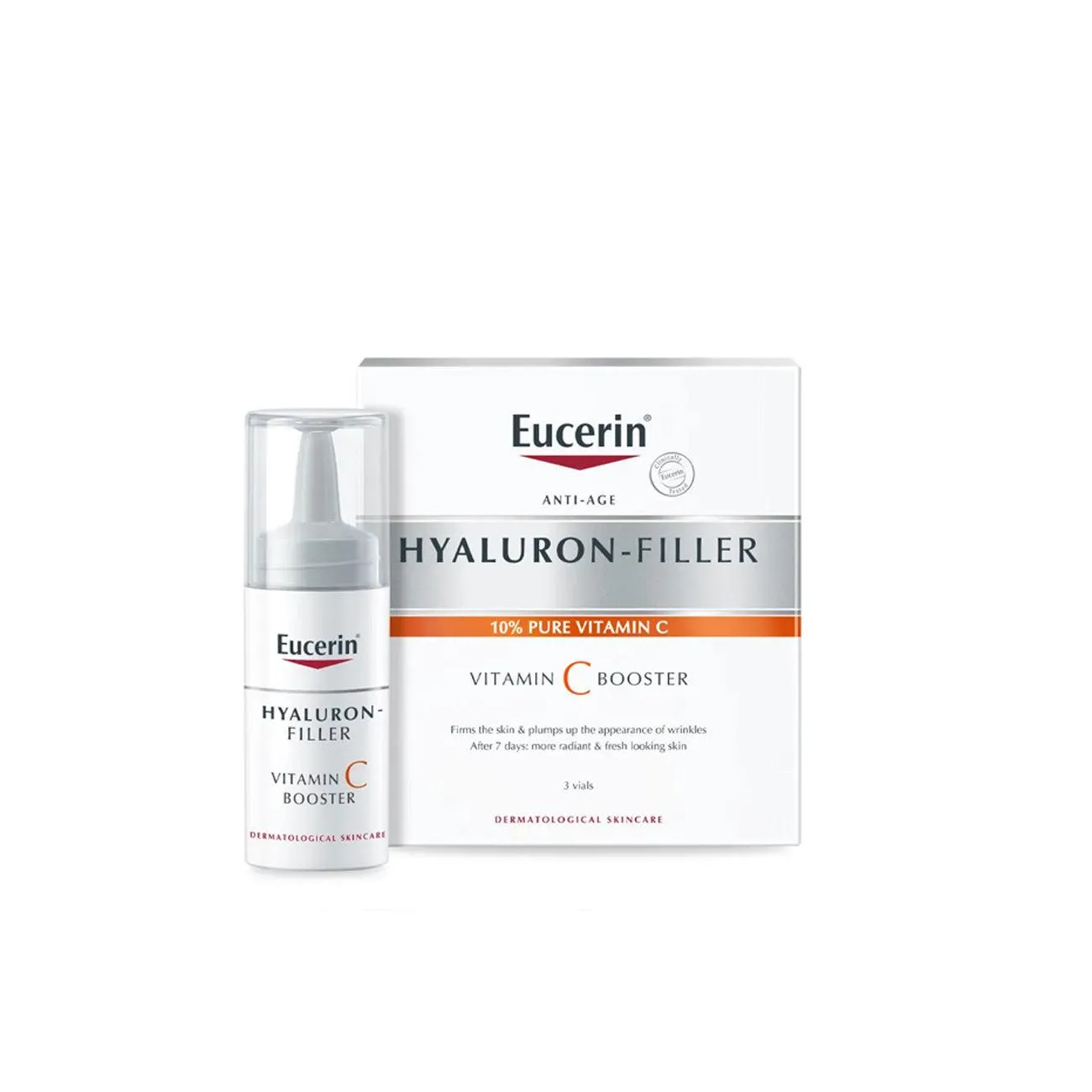 Hyaluron-Filler 10% Pure Vitamin C Booster - Pack of 3 Vials 3x8ml