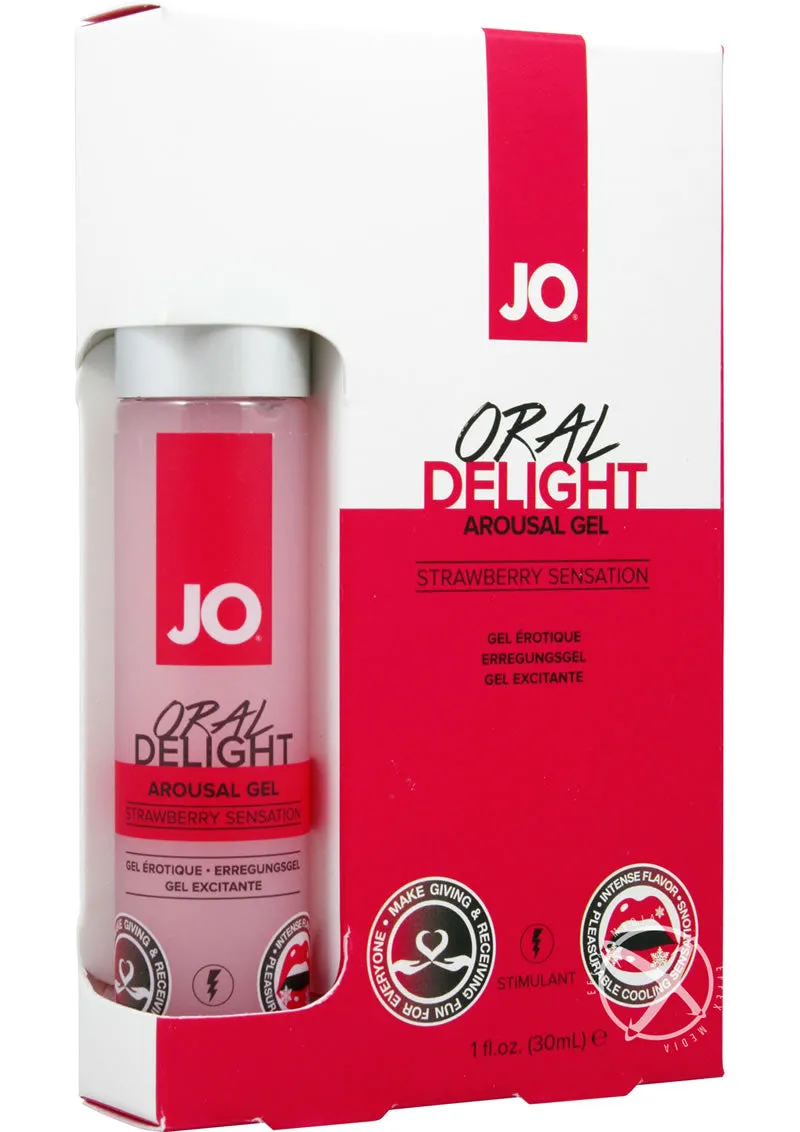 JO Oral Delight Flavored Arousal Gel Strawberry