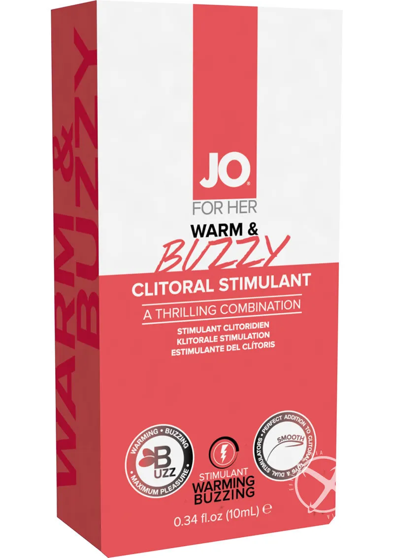 JO Warm and Buzzy Water Based Warming Clitoral Stimulant Cream