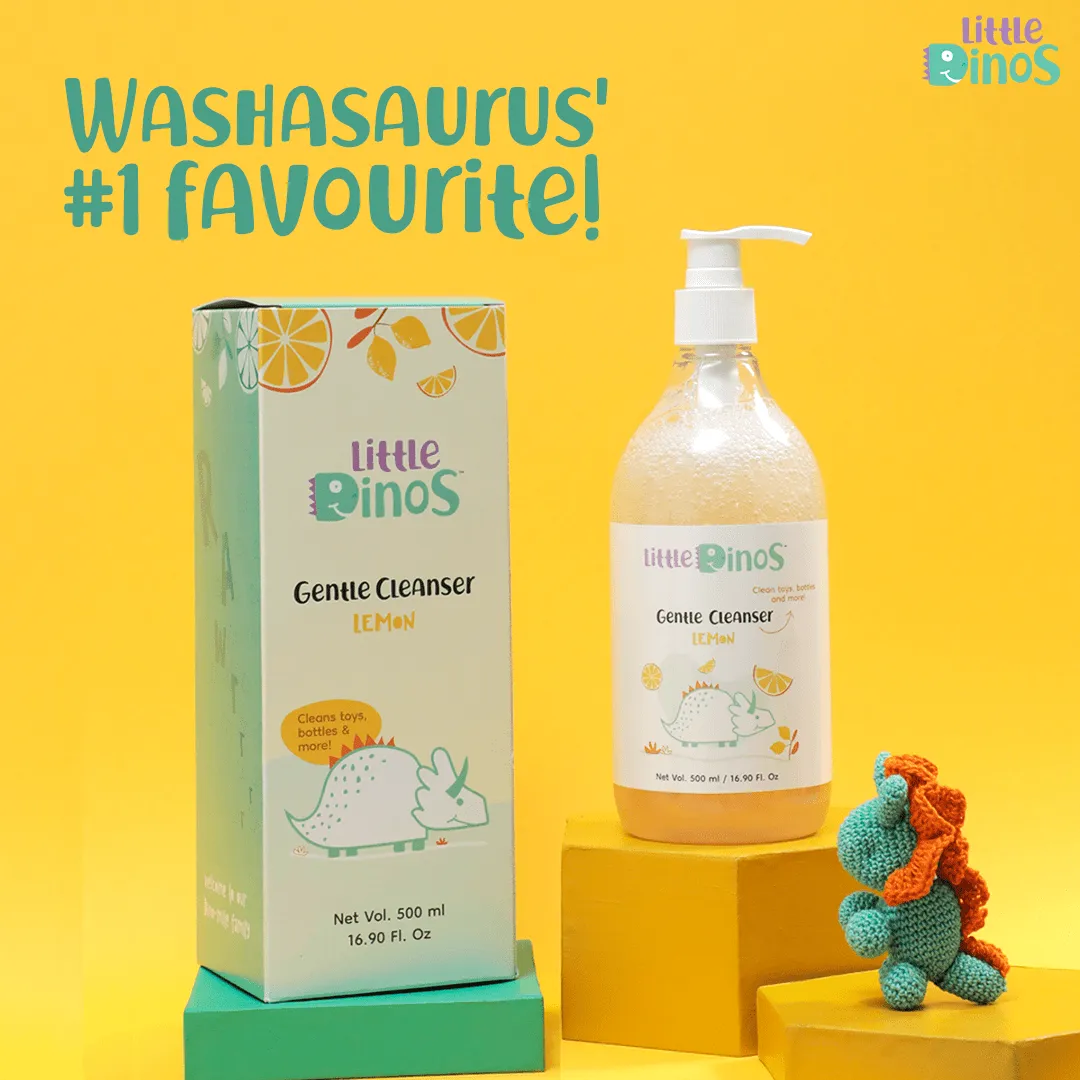 Little dinos gentle bottle cleanser- lemon 500 ml