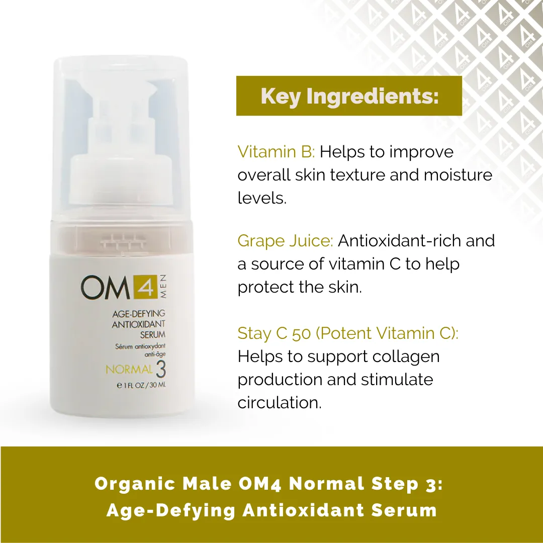 Organic Male OM4 Normal Step 3: Age-Defying Antioxidant Serum