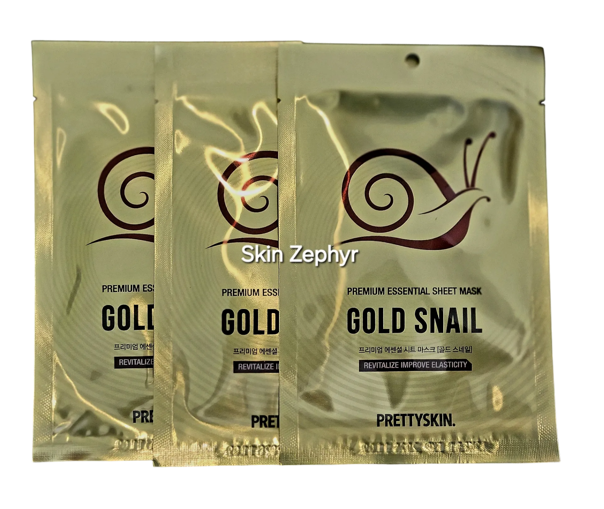 Prettyskin Premium Essential Sheet Mask Gold Snail