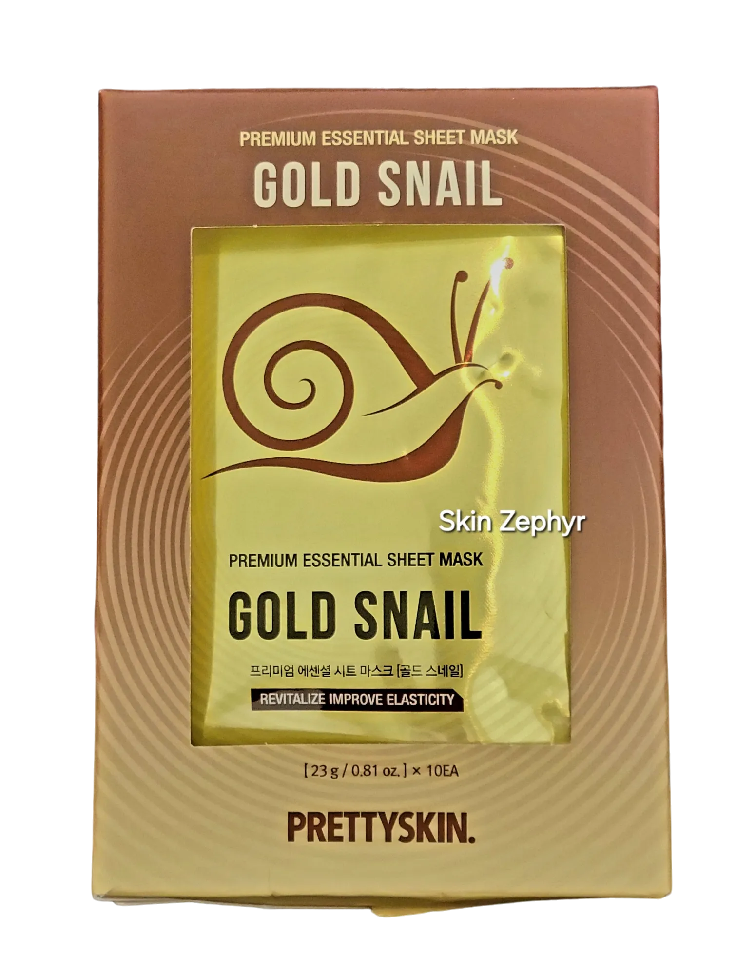 Prettyskin Premium Essential Sheet Mask Gold Snail