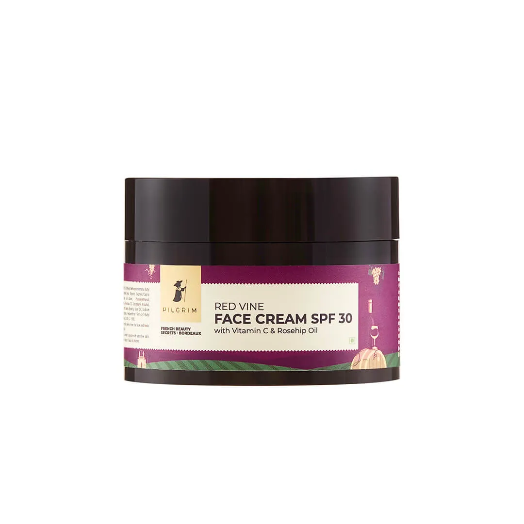 Red Vine Face Cream SPF 30 with Vitamin C & Rosehip Oil (PA   )