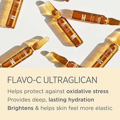 Serum Ampoules Flavo-C Ultraglican, Vitamin C and Hyaluronic Acid