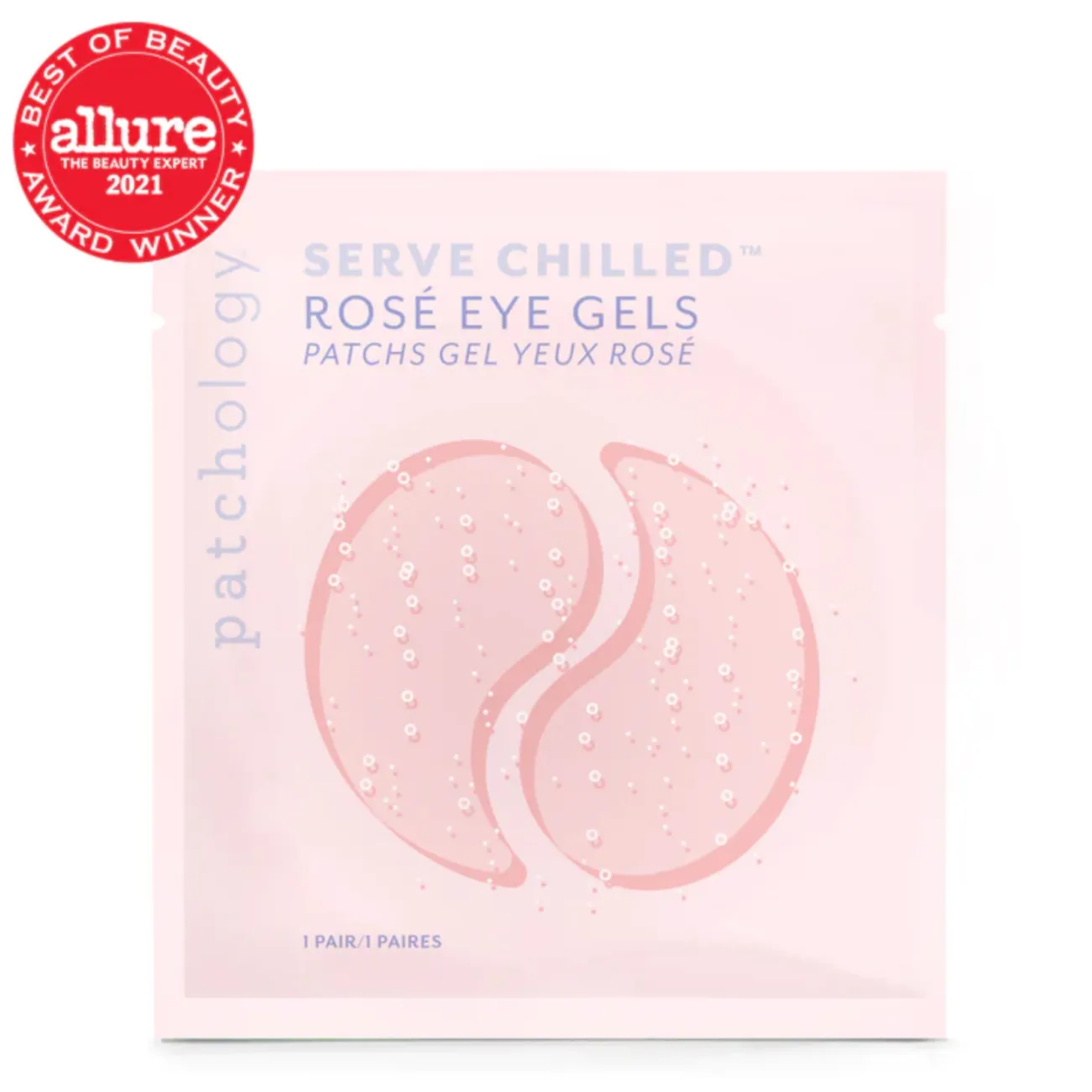 Serve Chilled Rosé Eye Gels - Single Pack