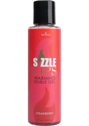 Sizzle Lips Warming Gel Strawberry 4.2oz