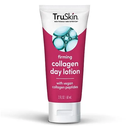 TruSkin Collagen Cream for Face – Firming Day Lotion with Vegan Collagen Peptides, Tri-Ceramides & Green Algae – Anti Aging Skin Care Made to Strengthen & Plump Skin for a Firm, Healthy Glow - 2 fl Oz