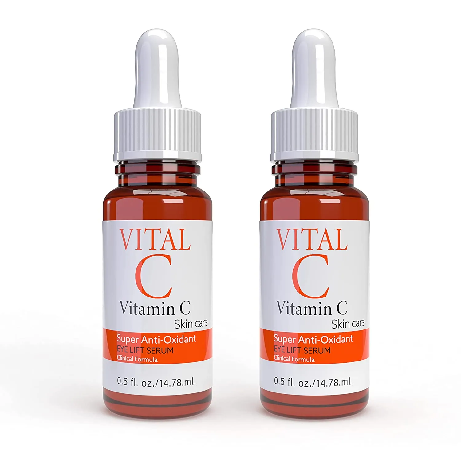 Vital C Vitamin C Serum for Eyes Lift Serum, 0.5 Fl Oz (2 Pack)