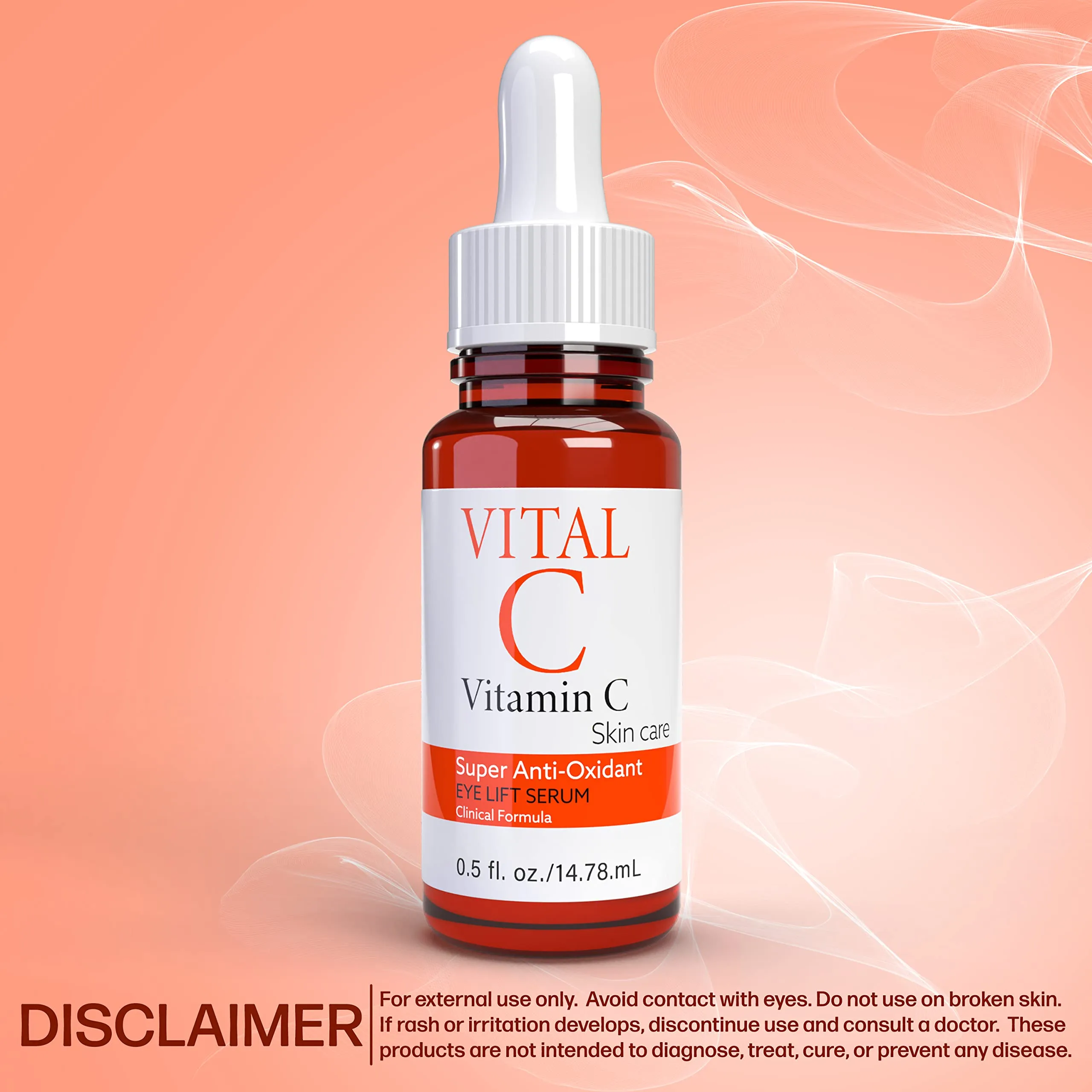 Vital C Vitamin C Serum for Eyes Lift Serum, 0.5 Fl Oz (2 Pack)